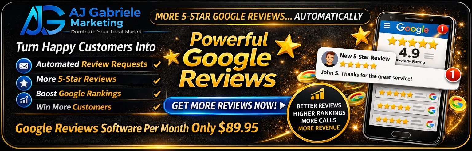 Google Reviews Software - Get More 5-Star Reviews Automatically - Only $89.95/month
