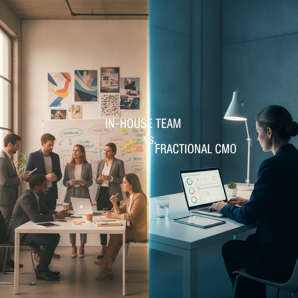 In-House Marketing or a Fractional CMO: How to Choose